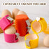 MIRJXB 6PCS 3 Egg Cracker, Egg Shell Opener for Raw Eggs, Efficient Stainless Steel Egg Opener for Home Cooks