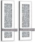 Azonsdop Set 2, Crystal Crushed Diamond Mirrored Candle Sconces of Glam Silver Wall Candle Holders for Living Room