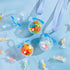 24 3.15 Inch Nuenen Pcs Mini Baby Shower Bottle Fillable Blue Plastic Candy Bottles Bulk Candy Container for Baby