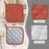 Joyhalo 4 Pack Pot Holders for Kitchen Heat Resistant Pot Holders Sets Oven Hot Pads Terry Cloth Pot Holders for Cooking Baking,Spice