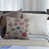 HGOD DESIGNS Doodle Cups Throw Pillow Cover, Teapots and Cupcakes in Pastel Colors, Cotton Linen 18x18 inch