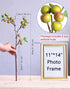 Forlaoers 21.6 Inch 8Pcs Realistic Green Berry Faux Stem Artificial Berries with Stem for Bedroom Home Living Room