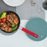 Silicone Pot Mat Trivet, Heat Resistant Counter Mats for Tables, 4 Pack Black (2 Squared + 2 Round)