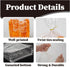 LESIBAG 11'x14'' Reusable Plastic Bread Bags for Homemade Bread - Clear Bakery Bag with Twist Tie Closure Reduces