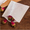 4x5 Large Sealable Tea Bags - 50 Pack, White