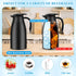 2 Pcs 51 oz Thermal Coffee Carafe, Stainless Steel Vacuum Pot Flask with Brushes, Insulated Double Walled for Keeping