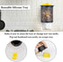EQUSUPRO Metal Wax Melts Warmer Plug in Wall Pluggable Fragrance Wax Warmer with Removable Dish, Night Light for Home