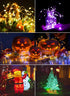 Minetom Color Changing Fairy String Lights, 33 ft 100 LED USB Silver Wire Lights with Remote and Timer, 16 Colors