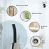 LCF 3Pcs Crevice Gap Cleaning Brush Set, Hard Bristle Brushes for Small Space Cleaning in Bathroom, Kitchen, and Tiles
