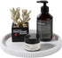 Silicone Bathroom Tray Round Kitchen Counter Organizer Decorative Vanity Accessories Coffee Table
