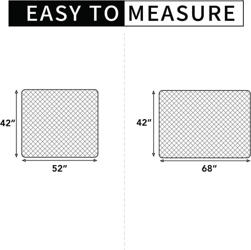 Easy-Going Sectional Couch Covers for Dogs, L Shape Reversible Sofa Slipcover, Chaise Lounge Protector (42 x 68 inches,