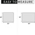 Easy-Going Sectional Couch Covers for Dogs, L Shape Reversible Sofa Slipcover, Chaise Lounge Protector (42 x 68 inches,
