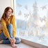 32PCS Butterfly Window Clings, Anti-Collision Decals to Save Birds, Non-Adhesive Prismatic Vinyl