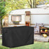 PC3404S Cart,Black-46''L 25''W 39''H Outdoor Grill Table Cover for Royal Gourmet Rolling Dining Table, Waterproof Cart