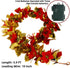 Glintoper Christmas Poinsettia Garland - 5.9 FT Lighted Artificial Garland with 36 Red Flowers, Battery Operated