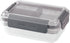 SnapLock by Progressive Bento-To-Go Container, Gray, SNL-1021GY, Easy-To-Open, Leak-Proof Silicone Seal, Stackable