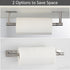 BVL Paper Towel Holder Under Cabinet for Kitchen, Brushed Nickel Adhesive