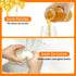 9 OZ Aelga Glass Honey Dispenser No Drip - Honey Pot Honey Jar with Handle - Maple Syrup Dispenser