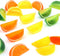 CCINEE 24PCS Artificial Lemon Blocks,Realistic Fake Lemon Lime Wedge Block Fruit Decor