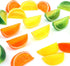CCINEE 24PCS Artificial Lemon Blocks,Realistic Fake Lemon Lime Wedge Block Fruit Decor
