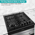 15.7" - 28" Stainless Steel Stove Gap Filler, Slide-in Range Rear Filler Kit, Backsplash for Most Brand Kitchen Stoves