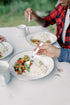 Stansport 24-Piece Camping Enamel Tableware Set