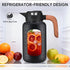 84 oz/2.5 Liter Glass Pitcher with Lid and Handle, Glass Carafe/Jug for Hot/Cold Water, Large Iced Tea Pitcher