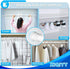 Small Tension Rods 16 to 28 Inch, Adjustable Shower Spring Tension Rod for Windows