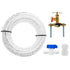 25 FT Refrigerator Water Line Kit for Ice Maker, Freezer, Humidifier, Water Filtration System with Quick Connect Valve