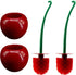 Higliocas Toilet Brush Household Bathroom Cleaning Cherry: 2-Pack Adorable Shape with Holder, Deep