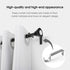 IHRDNNR Adjustable Curtain Rod Holders, Heavy Duty Silver Brackets for 7/8 or 1 Inch Rods, Set of 3