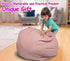Dafftos X-Large Bean Bag Cover for Organizing Plush Toys or Memory Foam, Soft Washable Premium Corduroy