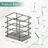 Adhesive Toothbrush Holder Wall Mounted, Suction Toothpaste Organizer Cup for Shower, Razor Holder Caddy Tray Storage