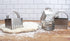 RSVP International Endurance Biscuit Cutters, Set of 4, Rippled Square, Stainless