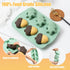 Silicone Cake Baking Pan, 2 Pack Pinecone Leaf Chocolate Mold DIY, 2Pcs/6-Cavity for Cake Muffin Ice Decoration