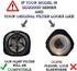HQRP 2-pack Dust Cup Filter Replacement for Dirt Devil F25, Compatible with Simpli-Stik Vacuum Cleaner