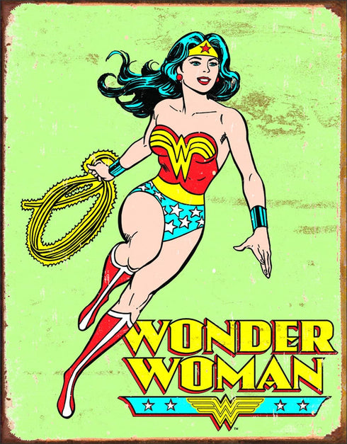 Wonder Woman Metal Tin Sign