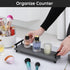 Segbeauty Instant Dry Sink Caddy - Diatomaceous Earth Fast Drying Stone Vanity Tray for Kitchen Countertop
