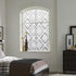 Kromapolis Frosted Glass Window Film, Static Cling Decorative Door Film, Opaque UV Blocking Coverings for Bathroom
