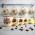 City to Cottage Handcrafted Cream Lavender Floral Espresso Cups - Set of 4 for Espresso Machine