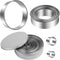 Round Cookie Cutters Set, 12 Pieces Biscuit Cookie Cutters, Circle Pastry Cutters for Baking Doughs and Doughnuts