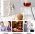 Shappy 2 Pieces Cork Ball Stopper for Wine Glass, Decanter Replacement for Christmas Holiday Party Supply