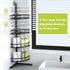 4-tier Aitatty Corner Shower Caddy Standing: Rustproof Shower Organizer Shelf - Floor Shower Corner Shelf Rack Stand