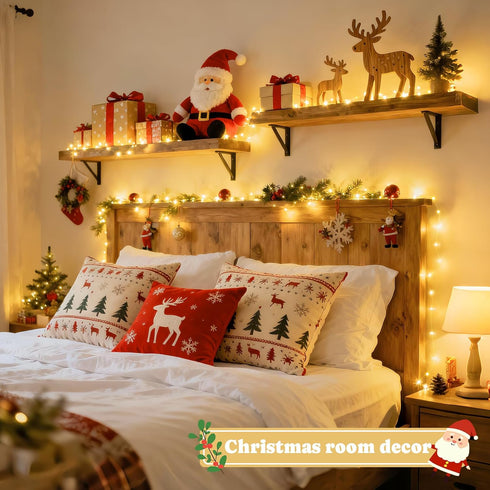 2 Pack 400 132ft JMEXSUSS Fairy Lights Battery Operated with Remote, Total LED Battery Powered String Lights, Fairy