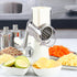 Cambom Rotary Cheese Grater Hand Crank Shredder for Fresh Cheese, Vegetables, Nuts, with Non-slip Suction Base and Free