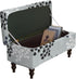 Eco-Ancheng Storage Ottoman Cover Rectangle Ottoman Slipcover Folding Storage Bench Cover Footrest