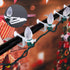 40 Pieces Christmas All-in-One Light Clips for C7, C9, and Mini Lights, Plastic Hangers (White)