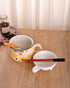 WHJY Cute Ramen Bowl Set, 35 oz Kitty Ramen Cooker with Lid, Microwavable Instant Ramen Noodles Soup Cups, Grey