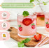 14 Ounce Icon Juice Glasses, Aesthetic Cocktail & Old Fashioned Drinking Glasses, Iconic Clear Glass Cups for Women