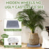 UoeRing 2 Pack-Square 11 Inch $9.9 Plant Caddy with Hidden Wheels Heavy Duty Rolling Plant Stands Indoor Outdoor Plant
